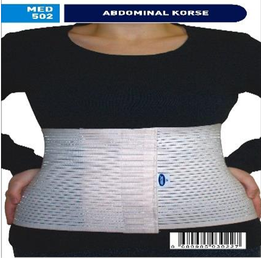 MED-502 ABDOMİNAL KORSE - 26 CM