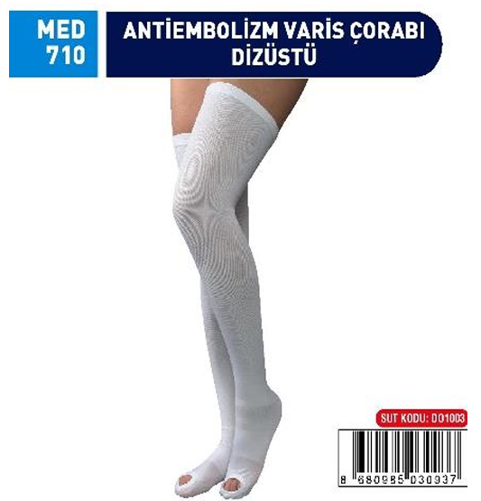 MED-710 ANTİEMBOLİZM VARİS ÇORABI DİZÜSTÜ