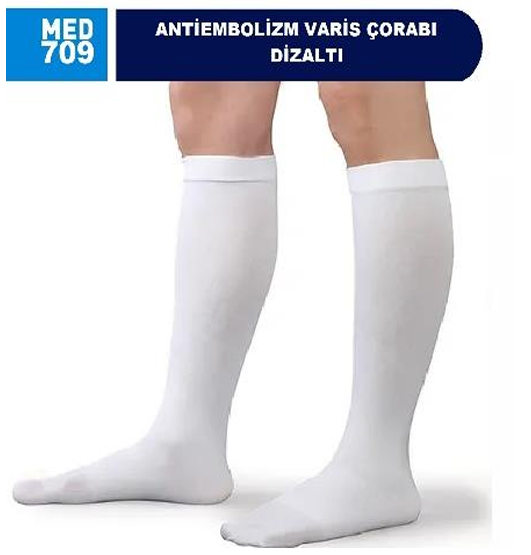 MED-709 ANTİEMBOLİZM VARİS ÇORABI DİZALTI