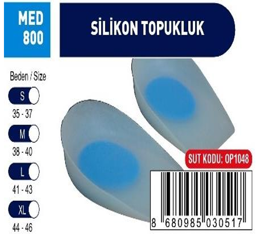 MED-800 SİLİKON TOPUKLUK
