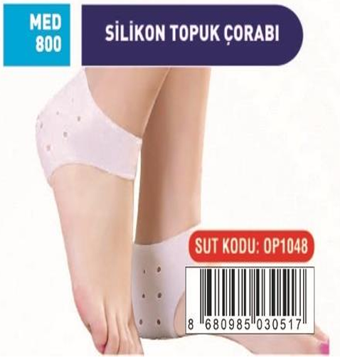 MED-800 SİLİKON TOPUK ÇORABI