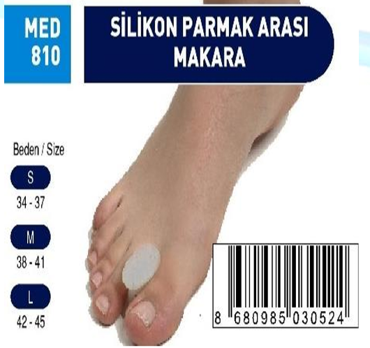 MED-810 SİLİKON PARMAK ARASI MAKARA