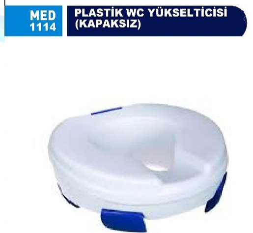 MED-1114Z PLASTİK WC YÜKSELTİCİSİ (KAPAKSIZ)